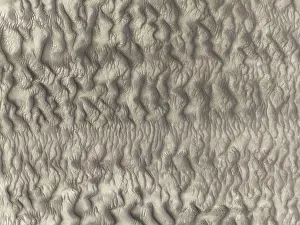 Skeleton Coast Aerial View Drucke: Sand patterns in the Namib Desert