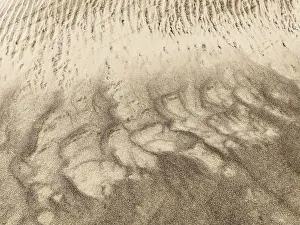 Barren Desert Landscape Photography Drucke: Sand patterns in the Namib Desert