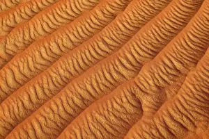 Sahara Desert Texture Drucke: Sand ripples, texture on a sanddune