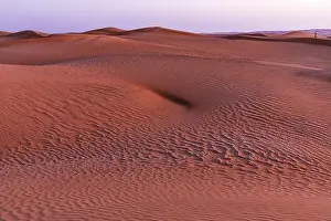 Western Asia Sandy Deserts Drucke: Sand structure formed by the wind