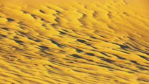 Arabian Peninsula Desert Drucke: Sand structure formed by the wind
