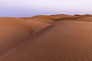Western Asia Sandy Deserts Drucke: Sand structure formed by the wind