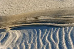 Deserted Sand Dune Drucke: Sand structure, shifting sand dune