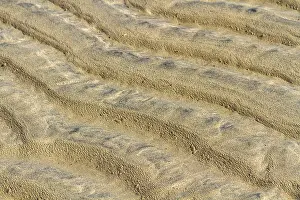 Deserted Spanish Landscapes Drucke: Sand structures, Background, Texture