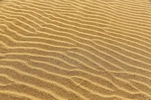 Deserted Icelandic Landscapes Drucke: Sand structures, created by waves and wind