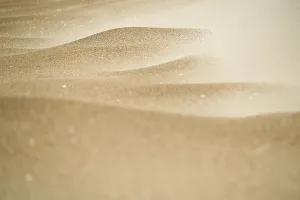 Gerahmter Druck : Windgestaltete Sandstrukturen. Gerahmter Druck : Windgestaltete Sandstrukturen.