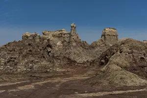 Danakil Depression Landscape Drucke: Sandstone formations in Dallol