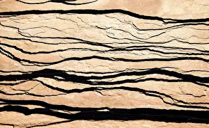 US Travel Photography Drucke: Sandstone rocks, structure, detail