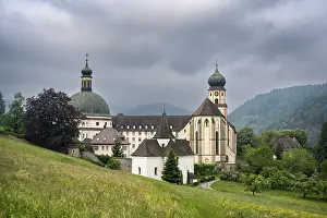Schwarzwald Religious Buildings Drucke: Sankt Trudpert monastery complex