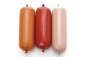 Grocery Store Meat Selection Drucke: Sausage varieties