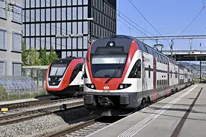 Public Transportation In Europe Drucke: SBB passenger train