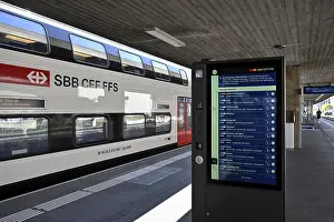 Public Transport Europe Drucke: SBB timetable and passenger train