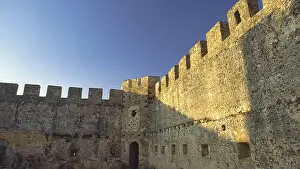 Historic Fortification In Greece Drucke: Scan, interior, super wide angle
