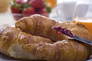 Food Photography At Home Drucke: Scene of breakfast at home