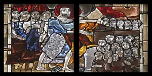Lead Glass Window Art Drucke: Scenes from the life of St. Peter