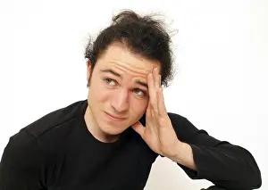 Worried Facial Expression Drucke: Sceptical man