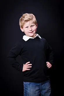 Elementary School Child Photo Drucke: School boy, first-grader