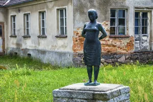 German Federal Republic Artworks Drucke: Sculpture The Binding in Hermersdorf