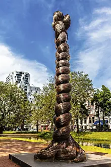 Modern Dutch Architecture Style Drucke: Sculpture The Plait, The Braid