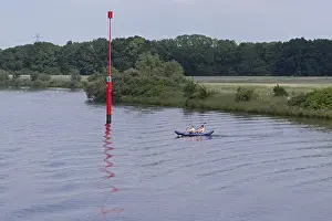 Northern Germany Sea Marks Drucke: Sea mark, reflection ripples corkscrew-shaped