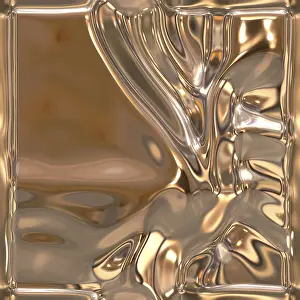 Seamless Metal Background Drucke: Seamless metallic liquid texture