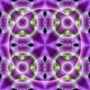 Empty Deserted Landscape Photo Drucke: Seamless pattern