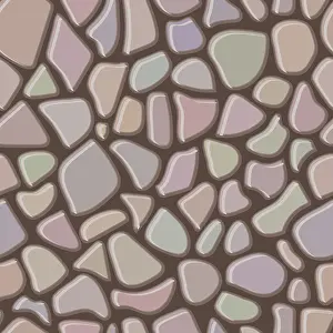 Deserted Landscape Photo Drucke: Seamless rock wall abstract pattern. illustration