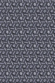Deserted Decorative Item Drucke: Seamless tileable metal decorative background pattern