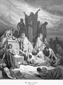 Bible Scripture Illustration Drucke: Second book Samuel, chapter 24