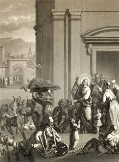 Sacred Building Representation Drucke: The second cleansing of the Temple