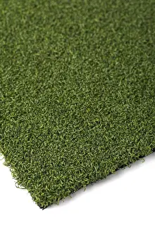 Artificial Turf Grass Drucke: Section of artificial turf grass on white background