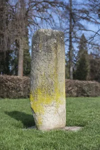 Roman Bath Rottweil Drucke: Section of a column with inscription