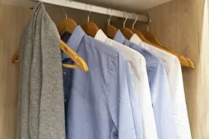 Home Interior Design Ideas Drucke: A selection of blue and white shirts