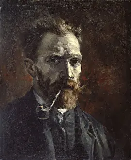 Selbstbildnis mit Pfeife (1886)