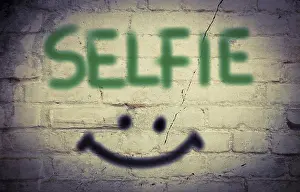 Symbolic Communication Picture Drucke: Selfie Concept
