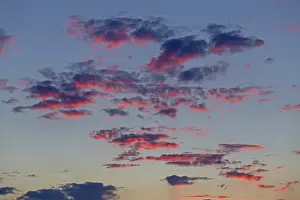 Evening Sky In Europe Drucke: setting sun, Steinbeck, Klutz