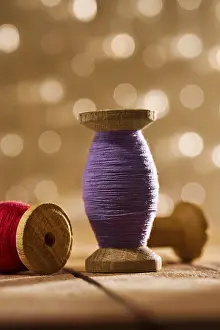 Vintage Sewing Shop Drucke: Sewing threads