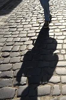 UNESCO World Heritage Site Germany Drucke: Shadow from oncoming foot