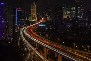 Uninhabited Urban Landscape Drucke: Shanghai