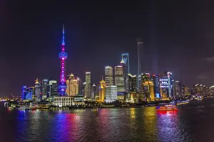 Blurred City Motion Drucke: Shanghai