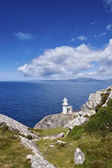 Irish Coastal Landmark Drucke: Sheep's Head, Lighthouse, County Cork