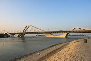 Drucke von Brücke von Scheich Zayed, Abu Dhabi, Vereinigte Arabische Emirate Abu Dhabi Drucke: Brücke von Scheich Zayed, Abu Dhabi