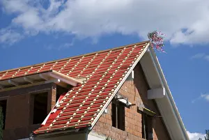 Residential Building Design Drucke: Shell construction, topping-out ceremony