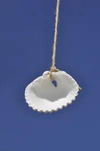 Empty Beach Scene Drucke: Shell suspended in the air