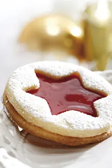 High Calorie Desserts Drucke: Short pastry jam biscuits