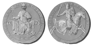 Medieval European Illustrations Drucke: Siegel von Robert I. oder Robert the Bruce