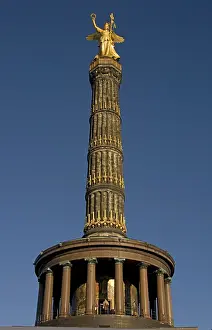 Berlin Mitte Drucke: Siegessaeule, Victory Column, Berlin Mitte