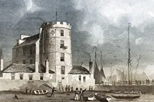 Scottish Heritage Buildings Drucke: The Signal Tower, Leith Harbour