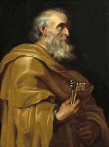 Christian Scripture Illustration Drucke: Simon Peter (born around 65-67) was