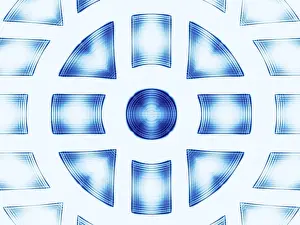 Digital Decorative Item Drucke: Simple technology background - abstract computer-generated image